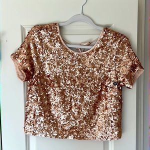 Abercrombie & Fitch Sequin Top
